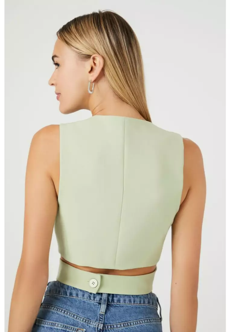 Buy FOREVER 21 Crossover Cropped Vest 2024 Online ZALORA Philippines