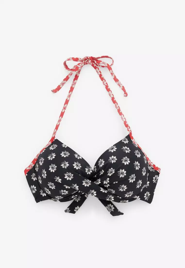 Padded Wired Plunge Bikini Top