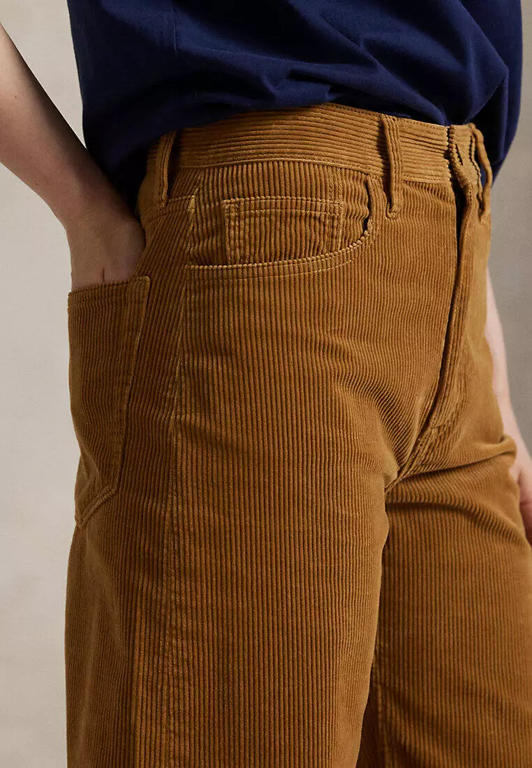 Buy Polo Ralph Lauren Cotton Corduroy Wide-Leg Pant 2026 Online