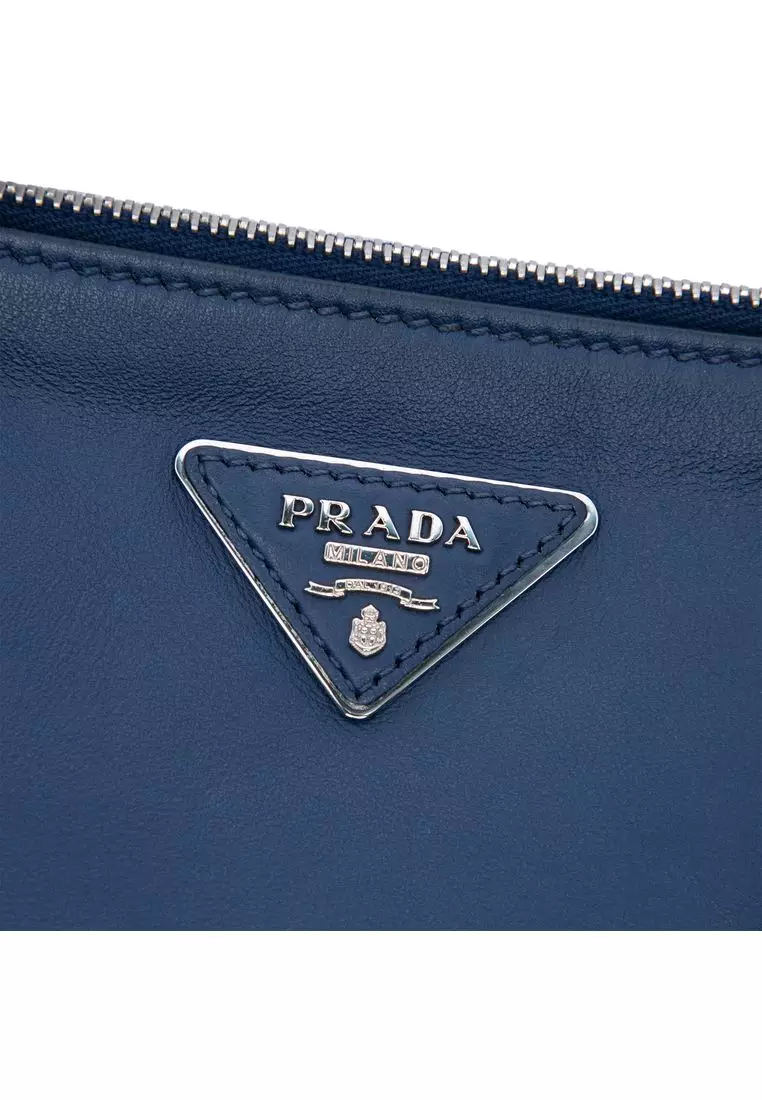 Pre-Loved Prada Medium Soft Calf Galleria Double Zip Tote