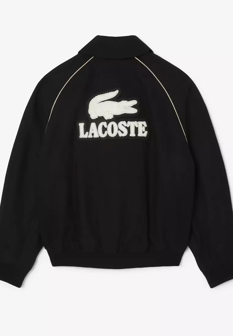 Buy Lacoste Badge Accent Wool Varsity Jacket 2026 Online | ZALORA