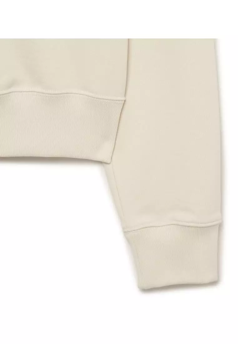 WOMEN HEART CROP SWEATSHIRTS NEW YORK YANKEES