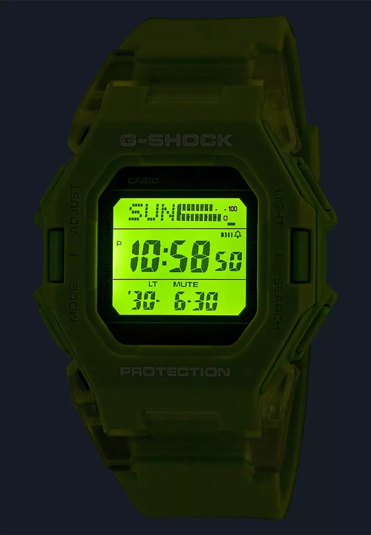 Casio G-Shock GD-B500S-3D Lime Green Resin Band - Jam Tangan Digital Pria