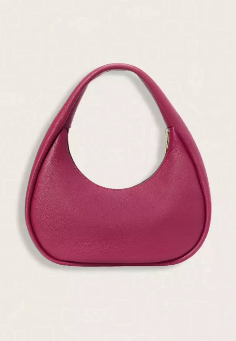 Kate Spade Kayla Crescent Shoulder Bag Dark Raspberry