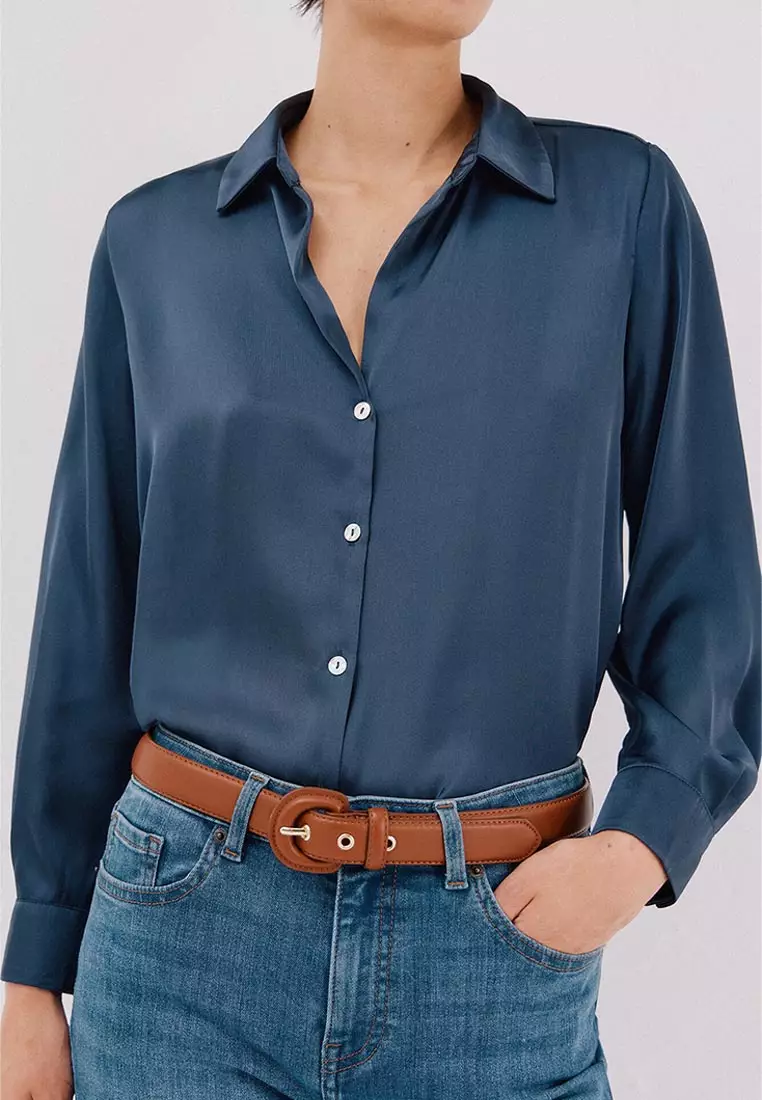 Satin-Finish Shirt