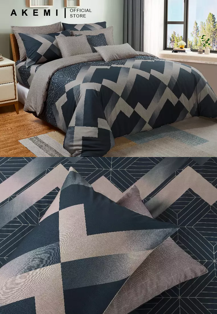 Buy AKEMI Akemi Cotton Select Adore Quilt Cover Set 730TC (Super Single