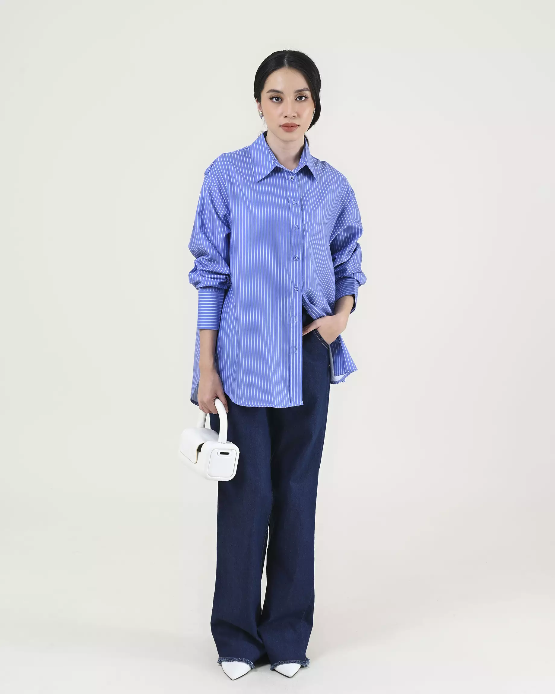 Geulis.id PIPER SHIRT - Stripesblue