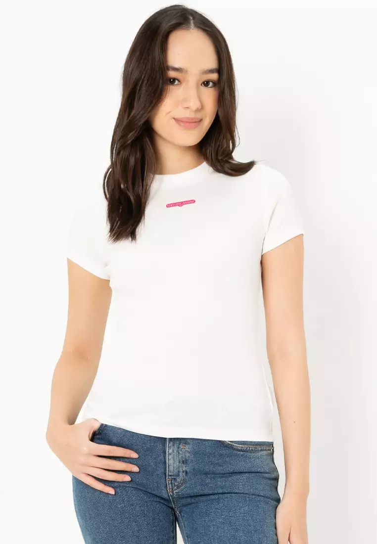 Buy Tommy Hilfiger Logo Slim T-Shirt Tommy Jeans 2025 Online