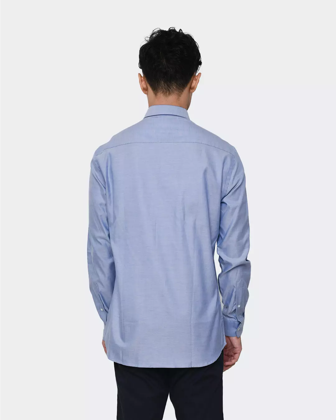 MANZONE Kemeja formal lengan panjang  LOCKHED-BLUE