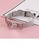 Glamorousky silver Fashion and Elegant Four Leaf Clover Rose 316L Stainless Steel Mesh Bracelet E71B8AC2F01D33GS_3