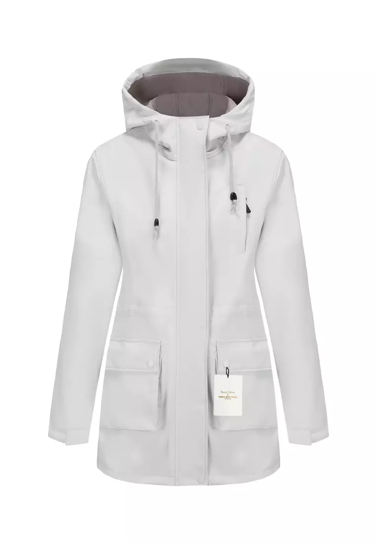 Waterproof Hood Trench Coat AD-M25F598