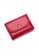 HAPPY FRIDAYS red Full Grain Leather Card & Coin Purse JW AN-895 1B136AC817D5C8GS_2