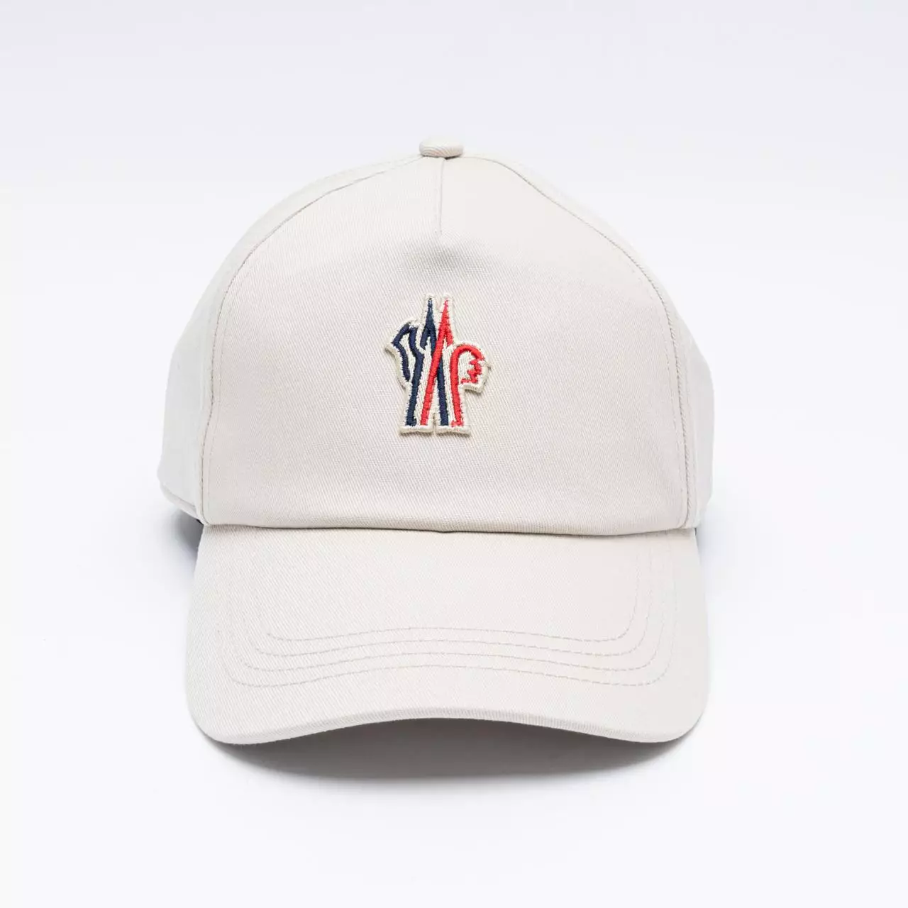 Logo Patch Baseball Cap Ecru