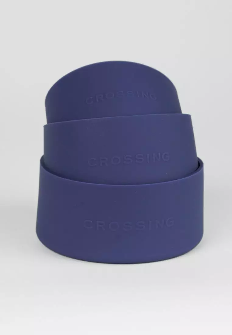 Crossing Silicone Water Bottle Boot - Fits Diameter 7-7.5cm (550ml) Blistered Pack - Dark Blue