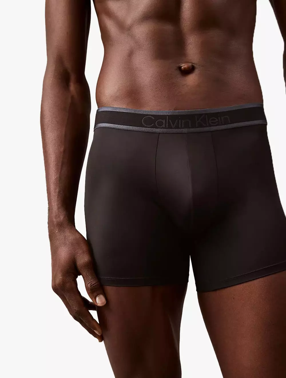 Calvin Klein Underwear - Tonal Logo Micro Boxer Brief - Black - black