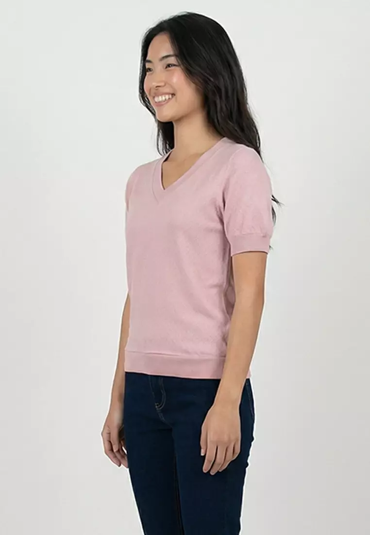 Jeisha Textured Jacquard Top