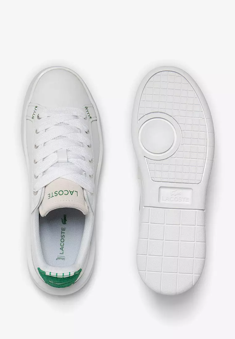 White lacoste cheap sneakers womens