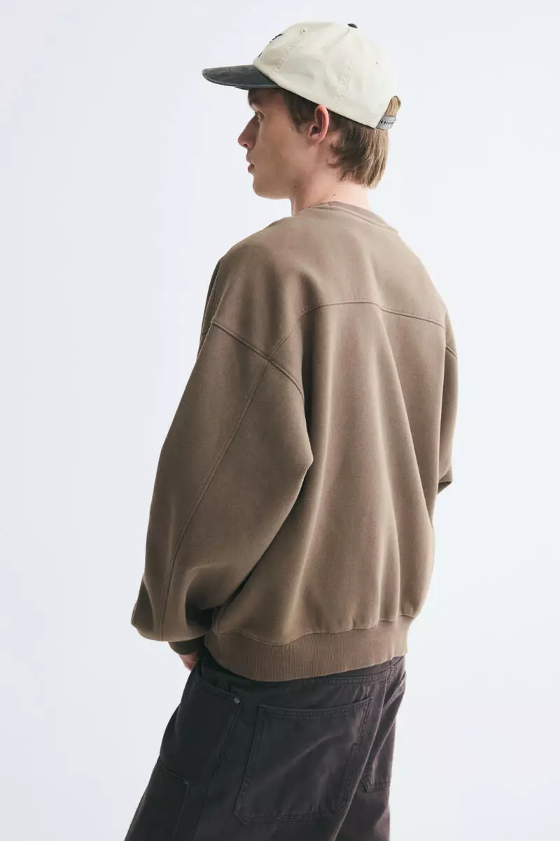 Oversized Fit Cotton sweatshirt