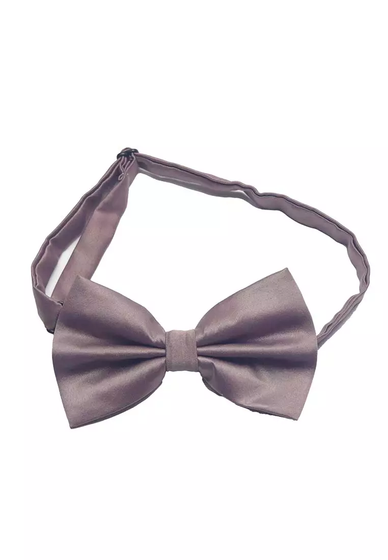 Houseofcuff Dasi Kupu Bowtie Pocket Square Saputangan Mauve A16