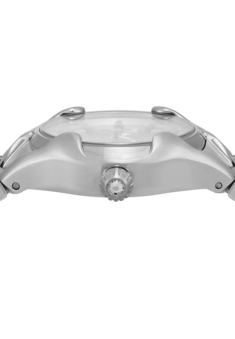 Diesel Women's Vert Analog Watch ( DZ5605 ) - Quartz, Silver Case, Round Dial, 14 MM Silver Stainless Steel Band