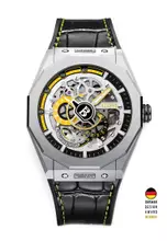 Silver, Black, Yellow