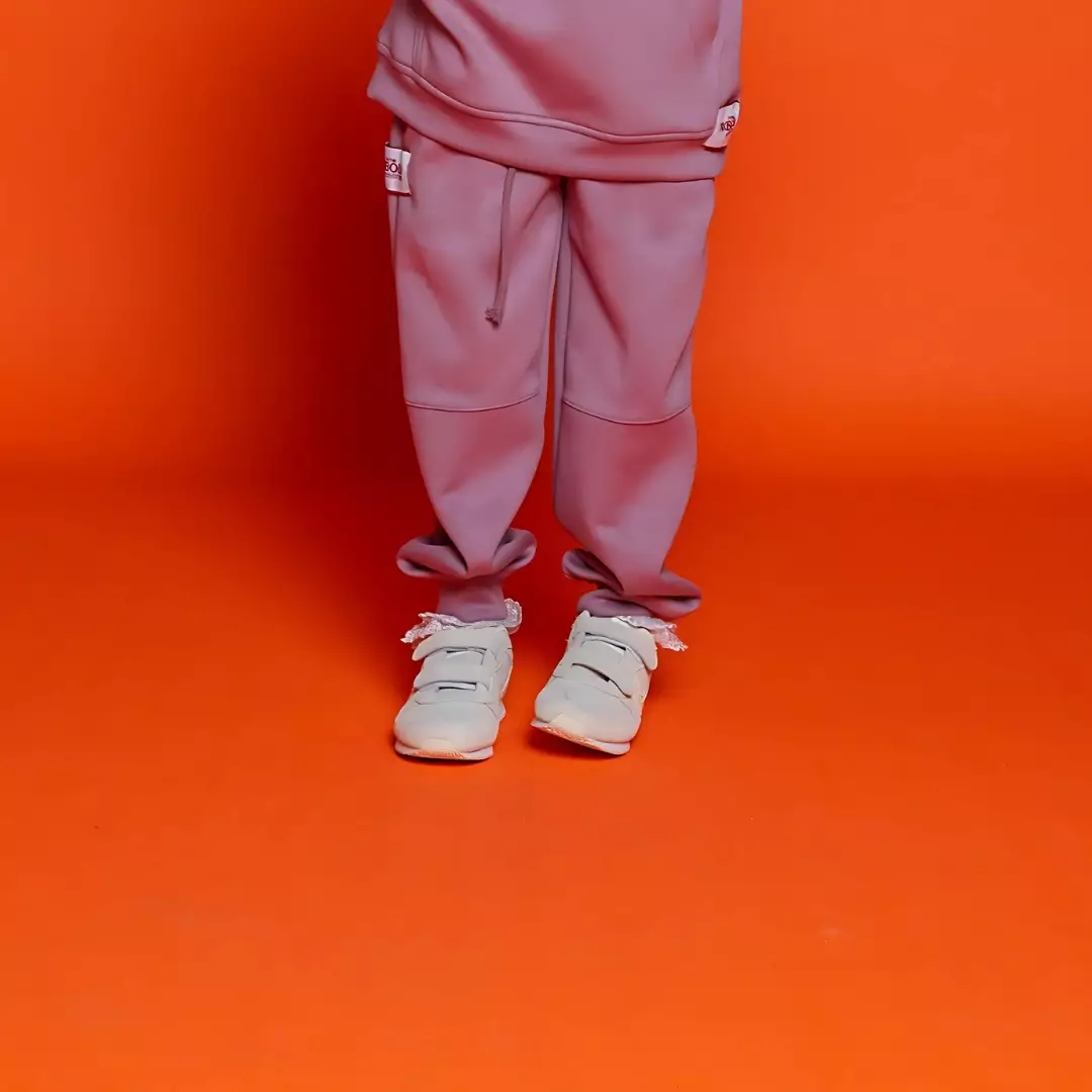 BOLD&KO Bk Limitless Loose Fit Track Suit for kids Lilac