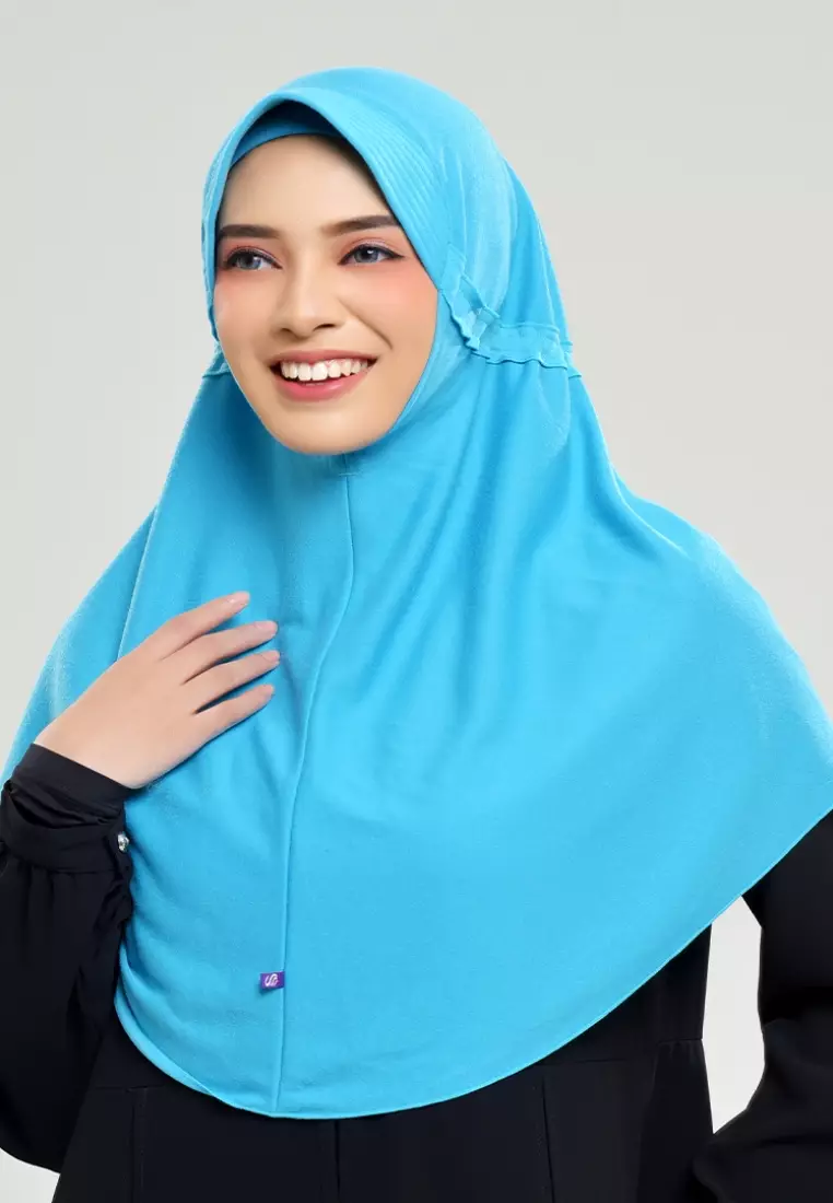 RABBANI - Kerudung Sekolah Instan Innova Lx KAA - Algres Blue