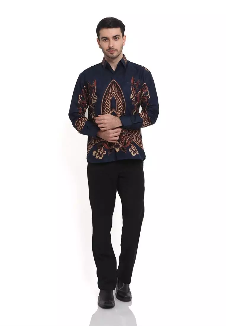 Mataram Kemeja Batik Pria Premium Slimfit Modern Lengan Panjang