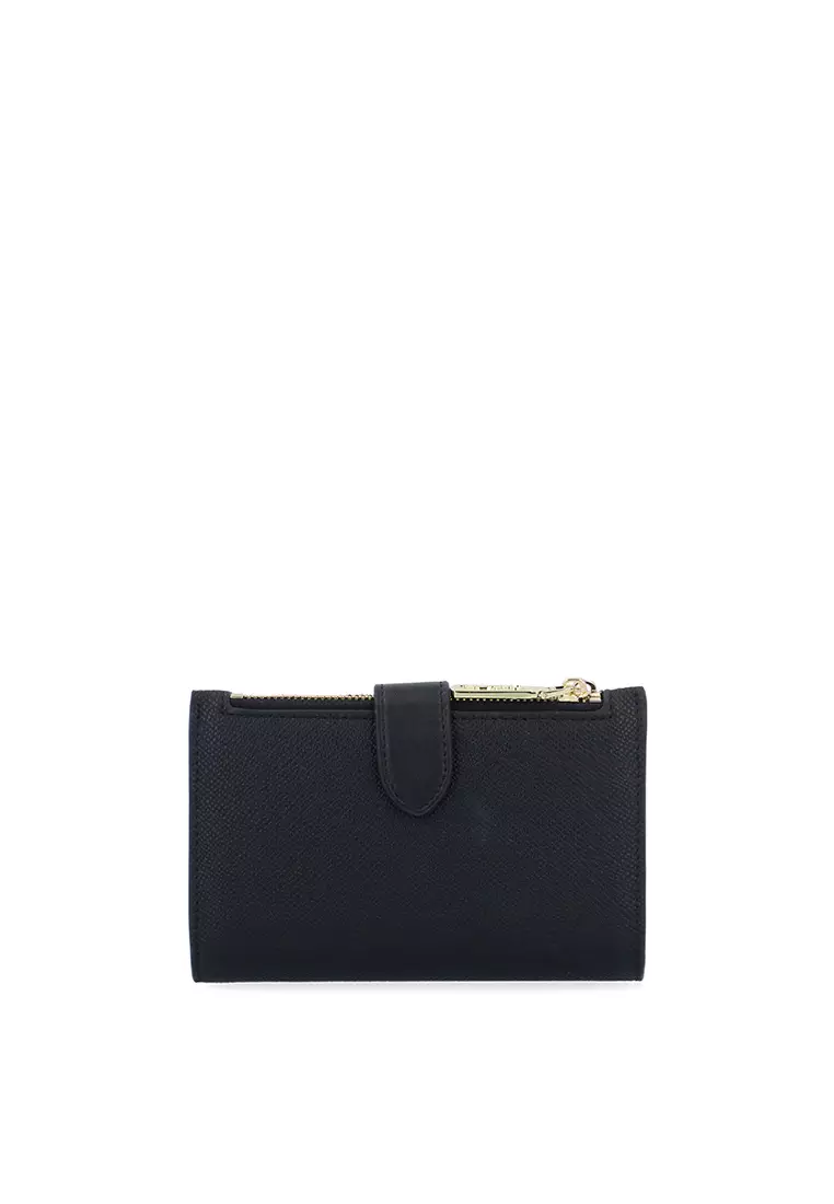Katie Zip Card Holder  - Black