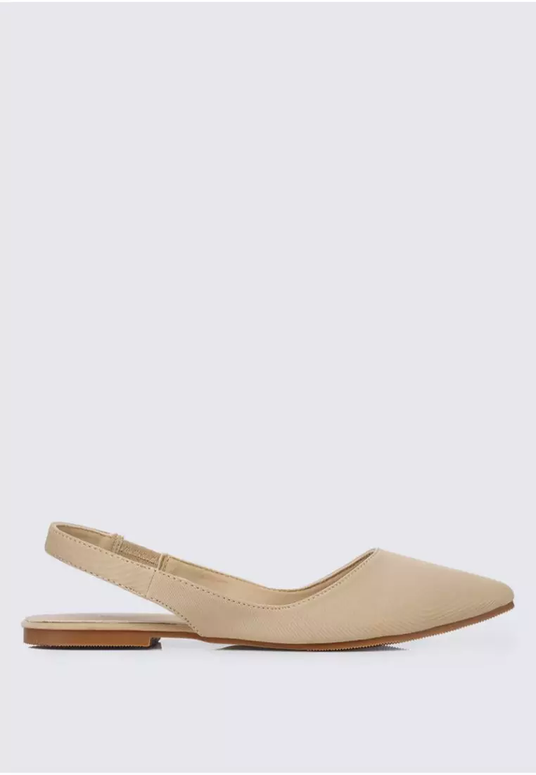 Discount on My Ballerine  shoes - SKU: Kate Comfy Ballerina In Nude