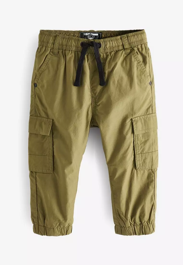 Boys lined cargo trousers sales