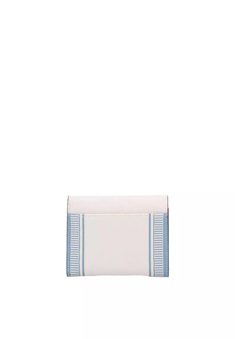 The Ivy Short Wallet - Blue