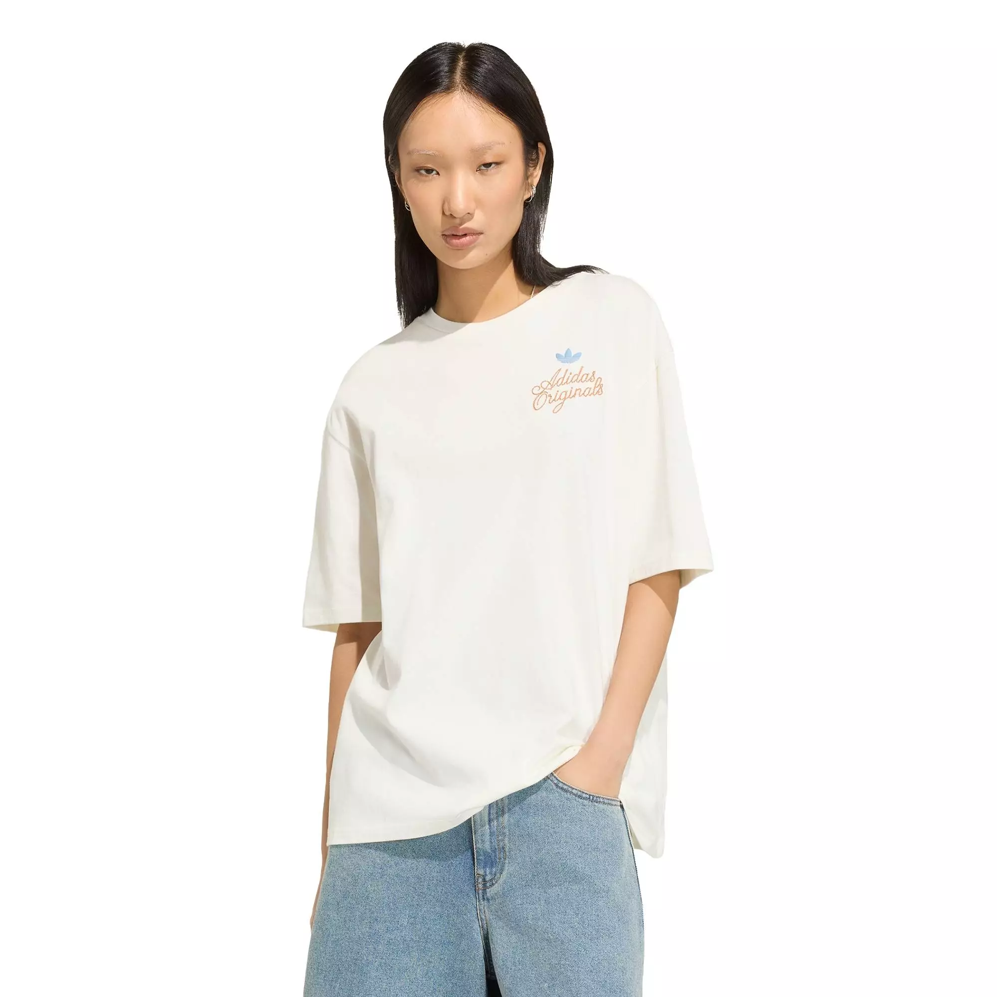 Lifestyle ORIGINALS SUMMER GLOW GRAPHICS TEE Women White KY8142