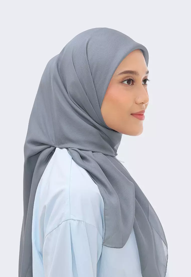 Ria Miranda Greyish Blue Rarina Scarf
