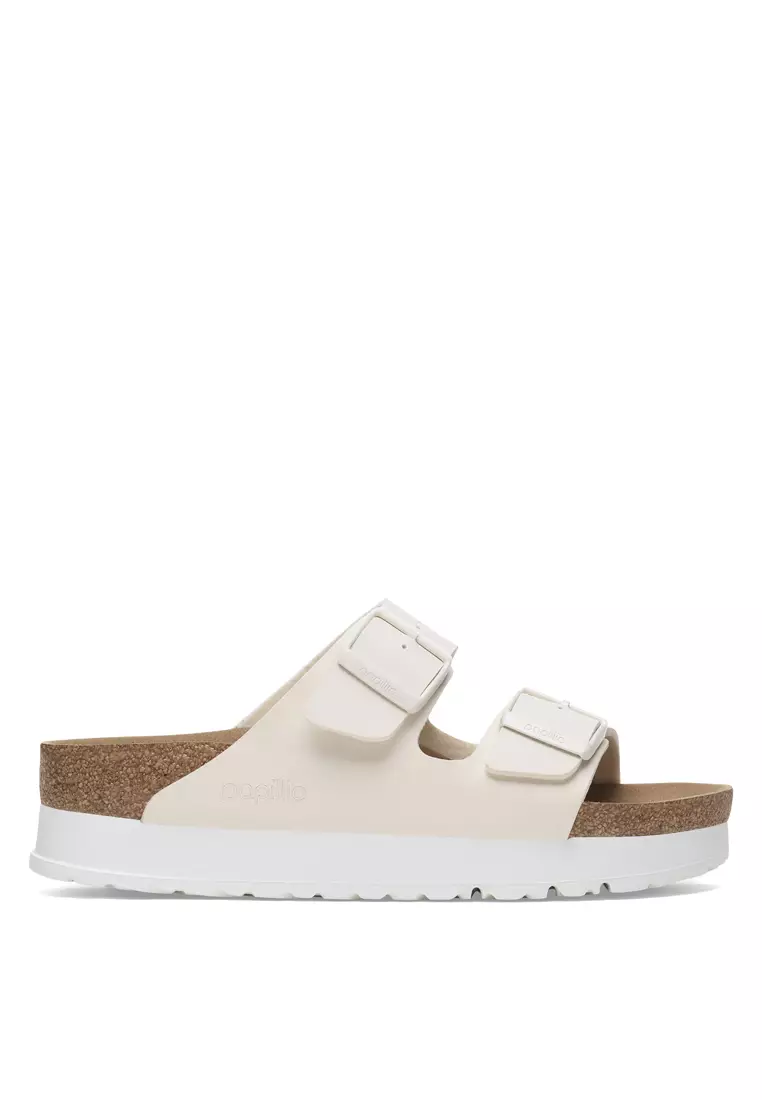 Discount on Birkenstock  shoes - SKU: Arizona PAP Flex Platform Vegan BF Sandals