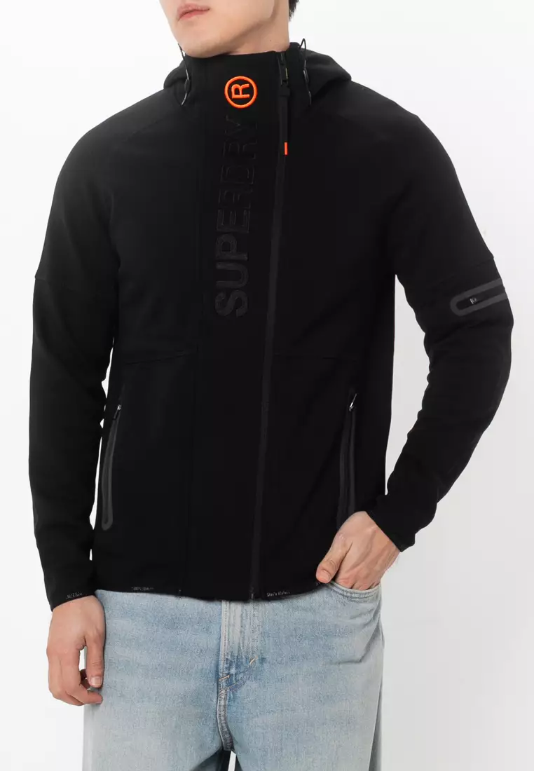 Buy Superdry Tech Logo Loose Zip Hoodie 2025 Online | ZALORA