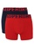 SUPERDRY red and navy Boxers Dual Logo Double-Packs - Original & Vintage 7F56AUS88B607BGS_1