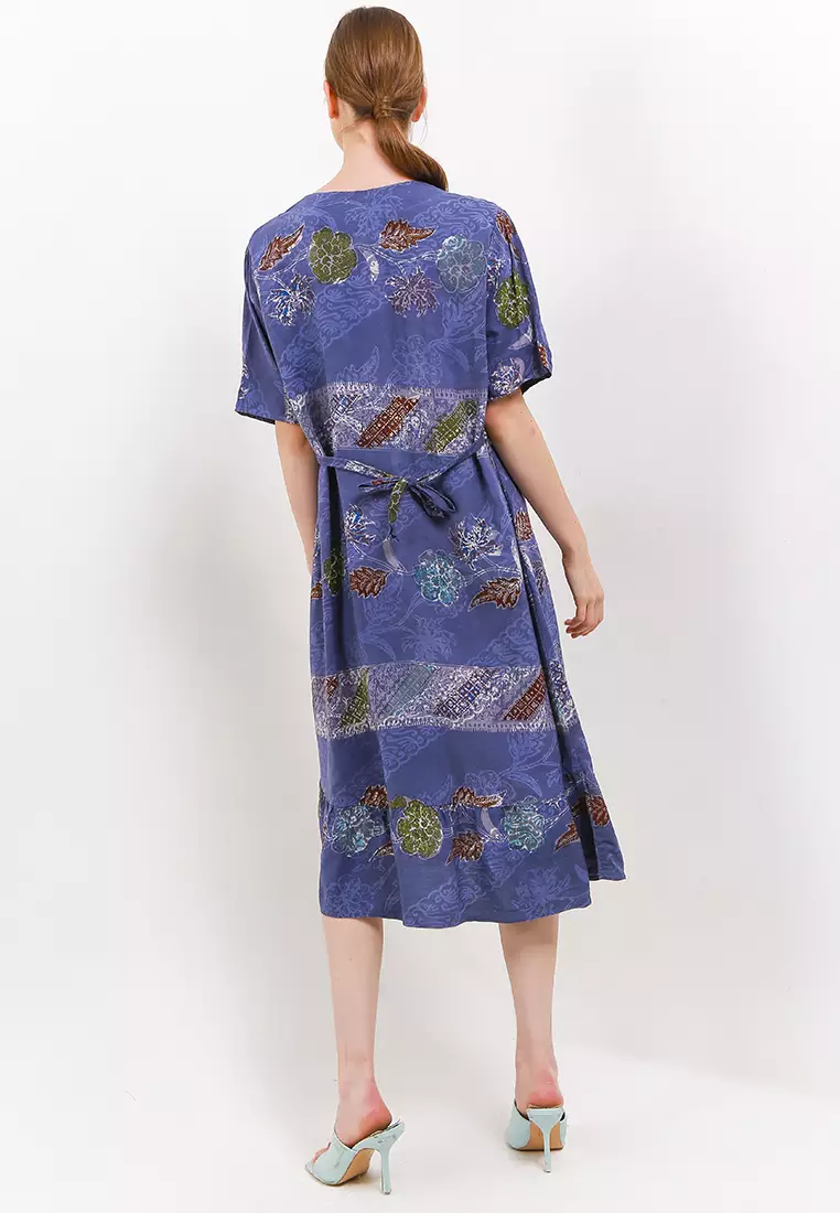 Daster Wanita Home Dress Anizara Biru