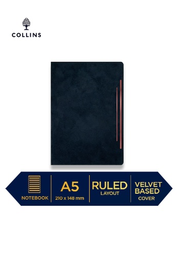 Buy Collins Collins Diva Notebook A5 Ruled Navy 2021 Online Zalora Singapore