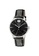 Gevril black GV2 Rovescio Men's 56201 Swiss Quartz Day Date Genuine Black Leather Watch FAFA8AC8B2F45CGS_1