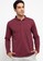 Tolliver red Long Sleeve Polo Shirts 68C4EAA73298ADGS_1