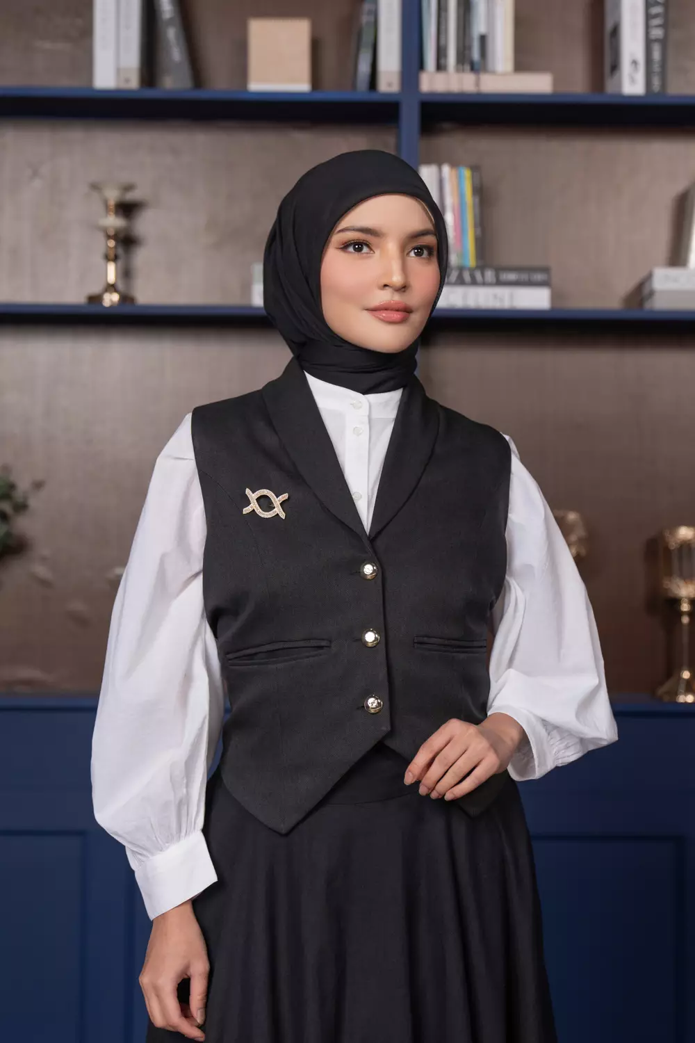 Klamby - Vivienne Vest Midnight Black