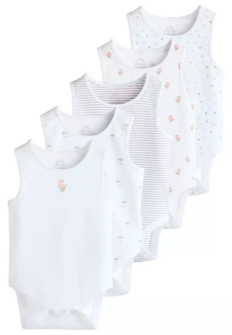 Next baby girl vests top