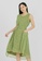 MMRS. Garb green Rylee Flared Dress 88CC4AA01D7374GS_1