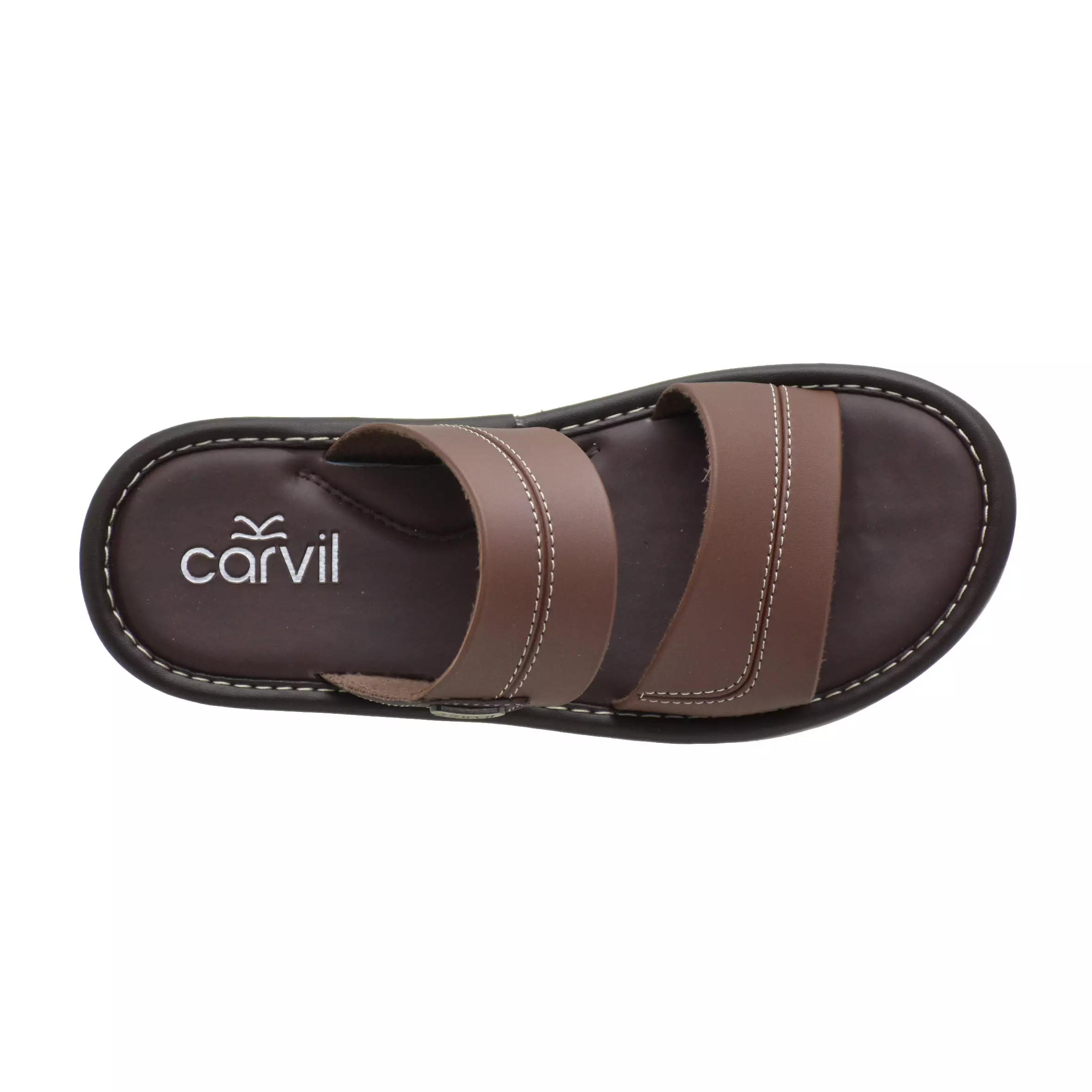 Carvil Sandal Pria Torino-02 M Dark Brown