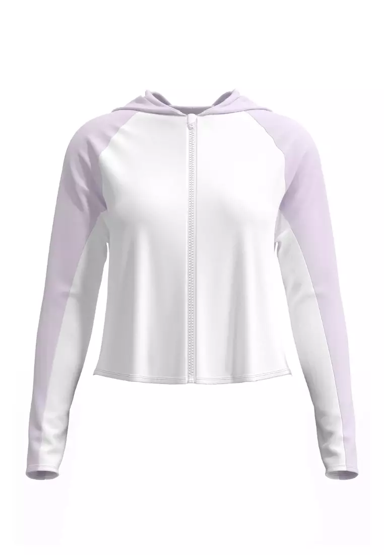 Supplementary Ladies Baby Pink Hooded UV Jacket