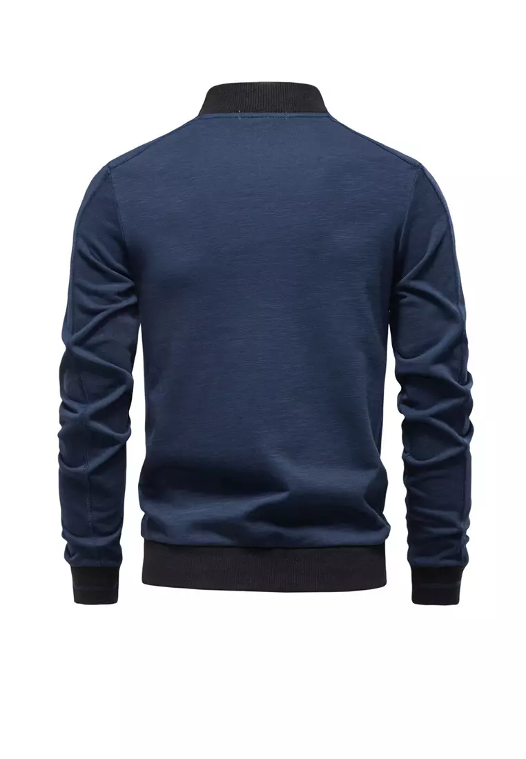 Business Zipper Baseball Jacket AX-JK5012