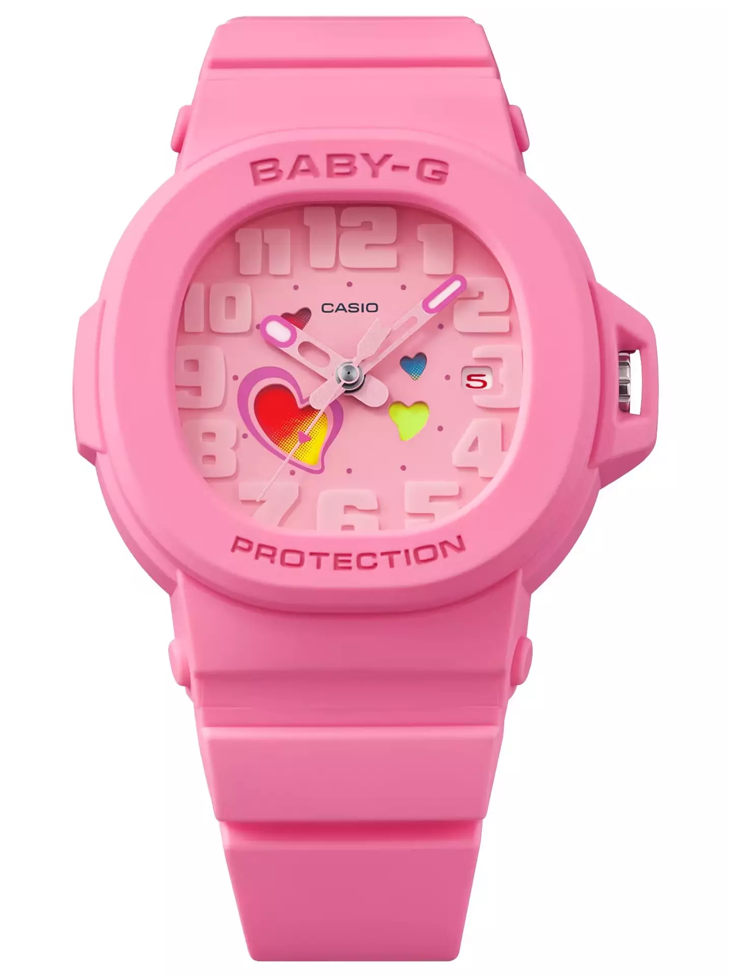 Women BGA-10-4A Baby-G Analog Resin Pink