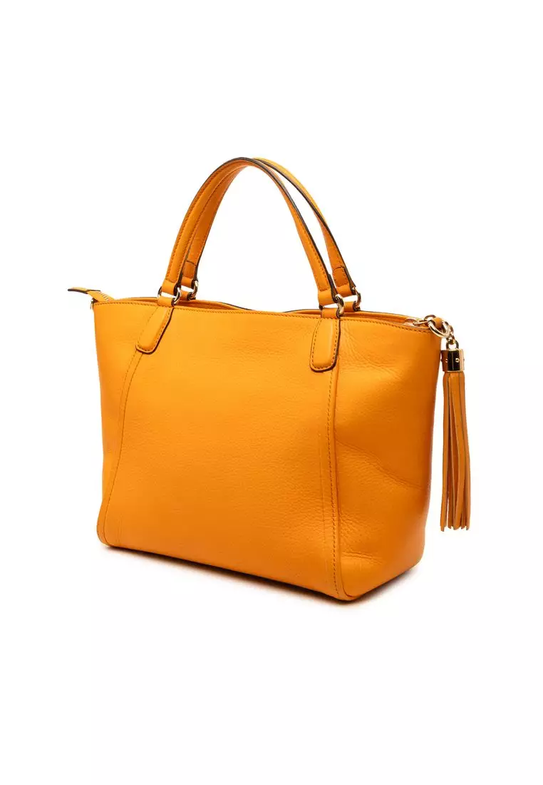 Pre-Loved Gucci Small Calfskin Soho Cellarius Satchel