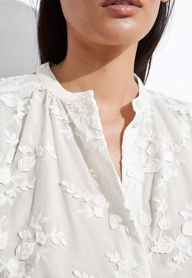 Buy & Other Stories Band Collar Blouse 2024 Online ZALORA Philippines